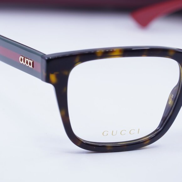 Gucci GG1870O 006 Square Eyeglasses 56mm - Havana - Picture 9 of 11